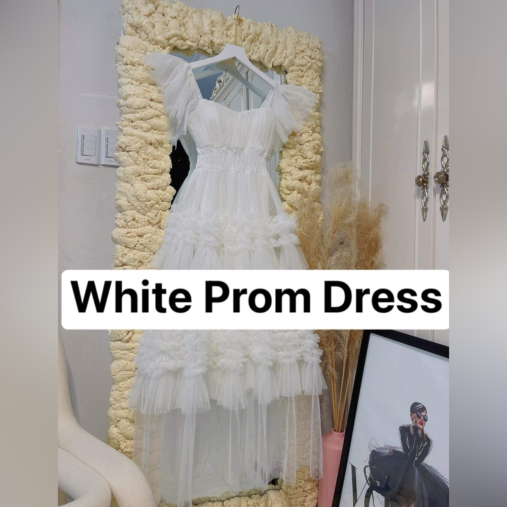 Luxury White Dress 🕊️